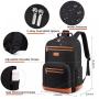 LOVEVOOK Vintage Travel Backpack with USB Port Business Outdoor Bookbag Waterproof College Bag Laptop Notebook Backpack Unisex