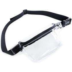 Gelory Fashion Women Waist Bag Custom Logo Clear Fanny Pack Waterproof Waist Pack