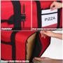 Wholesale Extra Large Insulated Food Bag Pizza Rider Delivery Bag Motorbike Thermal Delivery Cooler Bag