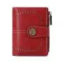 ZWY263 Daily Lightweight Vintage Women Short RFID Wallet PU Wholesale Waterproof Multi-Card Zipper Money Clip Fashion Card Case