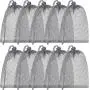 Gelory Kitchen Jewelry Toys Gifts Storage Mesh Bags Custom Nylon Mesh Laundry Bag With Drawstring