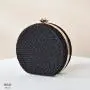 High Sense Fashion New 2022 Dinner Bag Women's One Shoulder Messenger Portable Chain Bag Acrylic Personalized Round Bag