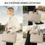 LOVEVOOK Quality 2pcs Waterproof Canvas Business Bag ladies fits 15.6in briefcase large Tote crossbody Bag travel laptop handbag