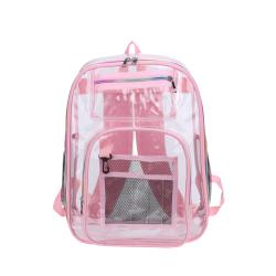 Wholesale Heavy Duty Clear PVC Back pack Transparent School Back pack PVC Fashion Backpack bag
