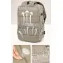 ZF186 Travel Shoulder Bag Large Capacity Men and Women Business Casual Backpack Oxford Multi-compartment Schoolbag Laptop Bag