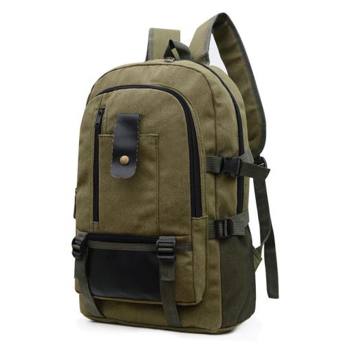 HR150 Men's Fashion New Trend Backpack Leisure Canvas Backpack for High School Students Outdoor Sports Computer Travel Bag