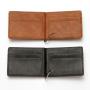 HF015 CUIKCA ID Credit Card Holder Short PU Leather Purse Pocket Wallet Classic Leather Mens Fashion Men Black Casual Coffee Gif