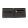 KHF047 2023New Cross Border Fashion Short Wallet Vintage Frosted Wallet Men's US Money Clip Multi Card