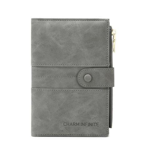 ZF222 PU Document Bag RFID Travel Passport Jacket Wallet Long Anti-theft Swipe Card Bag Multifunctional Waterproof Handheld Bag