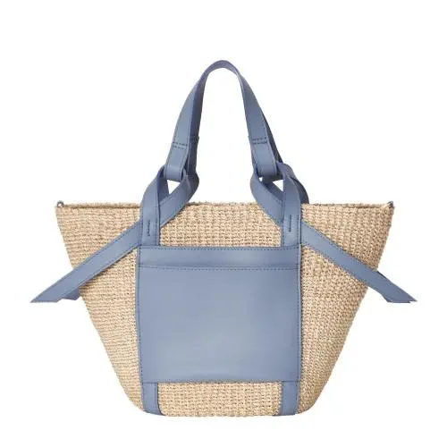 2024  Shoulder Tote Bags Wholesale Fashion PU Leather Computer Summer Beach Lady Woven Women HandbagsTote For Women