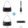 LOVEVOOK Crocodile Pattern PU leather Small Purse for Women Retro Classic Tote HandBag Ladies Shoulder Clutch Purse Bags