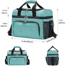 eco-friendly portable bbq grill  wine ice custom print fashion cool shoulder cooler tote bag