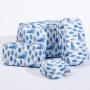 Keymay Bag Best Seller Printing Waterproof Nylon Makeup Bag Lady Travel Cosmetic Bag With Zipper Coin Purse Pouch