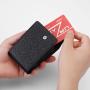 KBW224 2023 Hot Cross Pattern Card Case Simple Model Card Holder Multifunctional Buckle Coin ID Card Holder