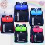 ZR515 Children Dog Student Backpack Oxford Zipper Contrasting Colors Bag New Trend Waterproof Outdoor Leisure School Bag