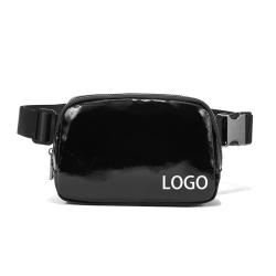 custom luxury designer waterproof waist pocket fanny pack everywhere belt bag pu leather mini belt bag with logo
