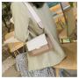 Wholesale Korean Shoulder Crossbody Bag Contrasting Color Pu Women Shoulder Bag Cover Fashion Women Customs Handbag