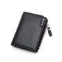 2024 New High Quality Vintage Coin Purse Zipper PU Leather Short Men Wallet Card Holder Wallets Men's Purse