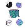 2021 New arrival factory wholesale geometric luminous school bag girls shoulder bag ladies messenger purse women hand bags