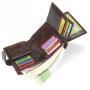 ZWY014 New Fashion Men Vintage Short Wallet Wholesale Genuine Leather Card Case Daily Lightweight Multi-card Credit Card Bag