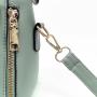 2022 Cute Big Fashion Shoulder Ladies Blue Floral Embroidery Designs Leather Womens Hand Bags