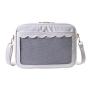 2022 New Design Fashion Women Crossbody Purse Transparent Clear PVC Customized PU Leather Ita Bags
