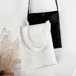 Factory Wholesale Cotton Mini Canvas Bag with Small Shoulder Sling and Magnetic Buckle for Girls in Stock