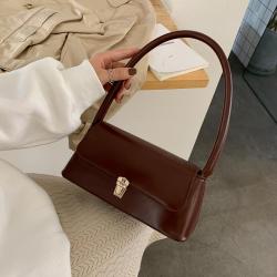 New niche solid color fashionable portable versatile shoulder bag sac main femm sac carteras para mujer 	 sac a main