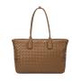 2024 Custom Handmade Weave PU Leather Tote Bag For Women Ladies Luxury Handbag