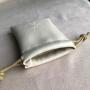 Black PU Leather Drawstring Pouch