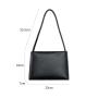 New design Fashion plain PU leather shoulder bag for women Simple cheap handbags ladies South Korean style small hand bags