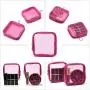 Mesh Travel Toiletry Bag Transparent Standing Pouch Portable Shaving Washing Kits Organizer Personal Care Trip Case