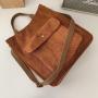 2024 classic autumn and winter corduroy bags handbag simple literary large capacity shoulder crossbody bag