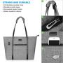 USB Port Laptop Tote Bag for Women Compatible with MacBook 17-17.3 inch Notebook  Chromebook Lightweight