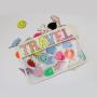 RTS Stock Cute Rainbow Plane Lightning Bolt Anchor Letter Embroidery Patches Glitter Chenille Patches
