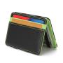 CUIKCA New Fashion Magic Wallet Money Clip ID & Credit Card Holder Pu Leather Elastic Wallet For Men Business Credit Card case