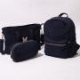 The Patches Available Multifunction Bag Set Corduroy Duffel Backpack Cosmetic Bags