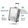 DC035 Luggage Protector Suitcase Cover Waterproof PVC Protective Luggage Cover 18-30cun Clear Luggage Cover Protector