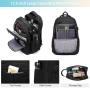 Free sample LOVEVOOK Work Travel Backpack 17in Anti Theft Computer Bag Waterproof College Bookbag Men laptop backpacks