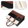 LOVEVOOK Fashion 15.6in Leather Laptop Bag for Work Tote Waterproof high quality Travel Computer bag Purse and Handbag for women