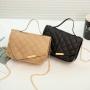 Embroidery small square bag 2024 ladies handbag pu leather small crossbody bag wholesale outdoor leisure shoulder bag