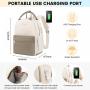 New Fashion Small Nylon Back pack Purses for Ladies Girls Boys Kids School Daypack with USB Port Cute Mini Backpack Bags Women