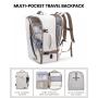 Carry on Luggage Travel Backpack Large 40L Personal Item Suitcase Travel Bag for Men Women Flight Approved with 3 Packing Cubes
