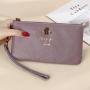 New Long Phone Wallets For Women Fashionable Ladies Money Purse Leather Zipper Card Holder Wallet