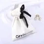 Custom Logo Printing Single String Cotton Flannel Gift Cosmetic Storage Bag Drawstring Dust Flannel Jewelry Pouch