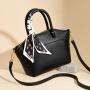 Large capacity single shoulder crossbody commuting tote bag pu leather brown crossbody bags handbag for woman