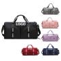 fashion designers sport fitness duffel bag portable cross shoulder foldable luggage traveling bag with shoe pocket