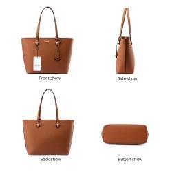 LOVEVOOK Designer 2023 PU Leather Purse Handbags for Mother Large Elegent Shoulder Bag Luxury WomenTote Bags