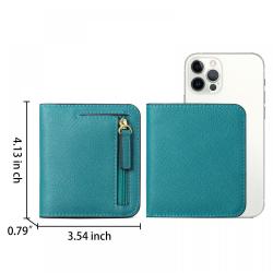 KBW666 Toughergun Women Rfid Blocking Small Compact Bifold Luxury Genuine Leather Pocket Wallet Ladies Mini Purse with ID Window