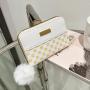 Coin purse 2024 fashion plush vintage clutch one piece small mini bag card bag wallet purse